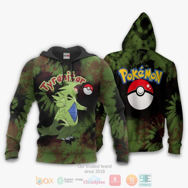Tyranitar-Pokemon-Anime-Tie-Dye-Style-3D-Hoodie-Bomber-Jacket-3