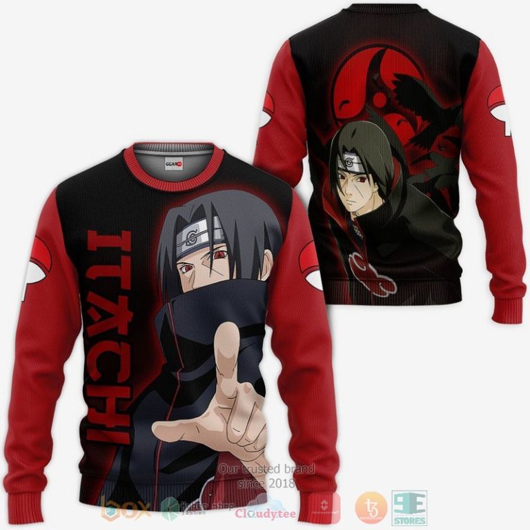 Uchiha-Itachi-Sharingan-Eyes-Anime-3D-Red-Hoodie-Bomber-Jacket-2
