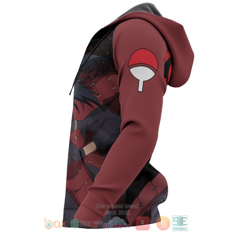 Uchiha Madara Sharingan Eyes Anime 3D Hoodie Uchiha Madara Sharingan Eyes Anime 3D Hoodie
