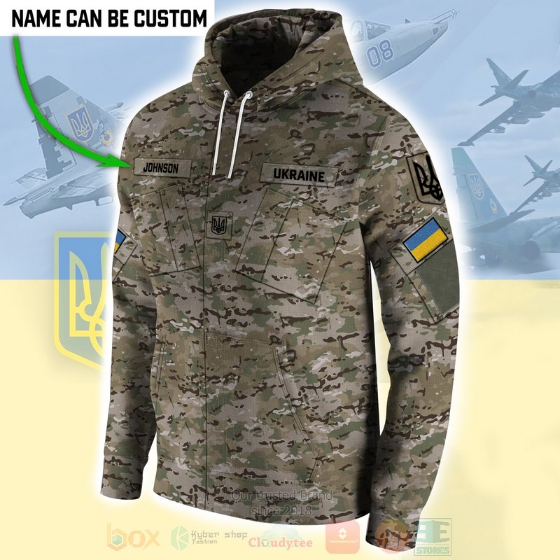 Ukraine Cam Mens Proud Ukrainian Flag Custom Name 3D Zip Hoodie Ukraine Cam Mens Proud Ukrainian Flag Custom Name 3D Zip Hoodie