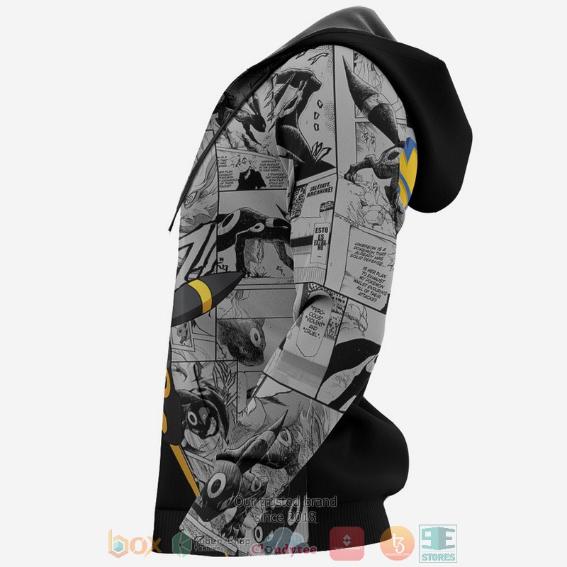 Umbreon Anime Pokemon Mix Manga 3D Hoodie Umbreon Anime Pokemon Mix Manga 3D Hoodie
