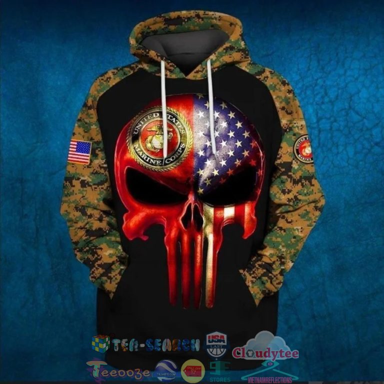 Us-Marine-Corps-American-Flag-Skull-Camo-3D-Hoodie-2