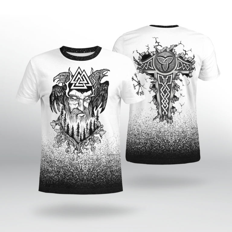Valknut-Odin-Raven-Hammer-3D-Shirt-Hoodie-2