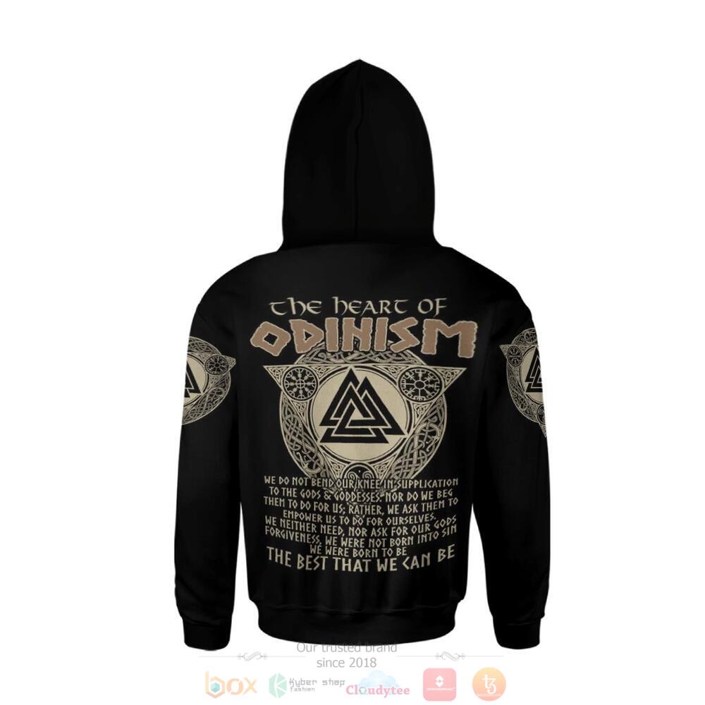 Valknut The Heart Of Odinism 3D Hoodie Valknut The Heart Of Odinism 3D Hoodie
