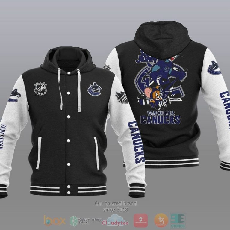 Vancouver-Canucks-Nhl-Tom-And-Jerry-Baseball-Hoodie-Jacket-1