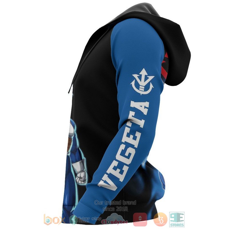 Vegeta Blue Anime Dragon Ball 3D Hoodie Vegeta Blue Anime Dragon Ball 3D Hoodie