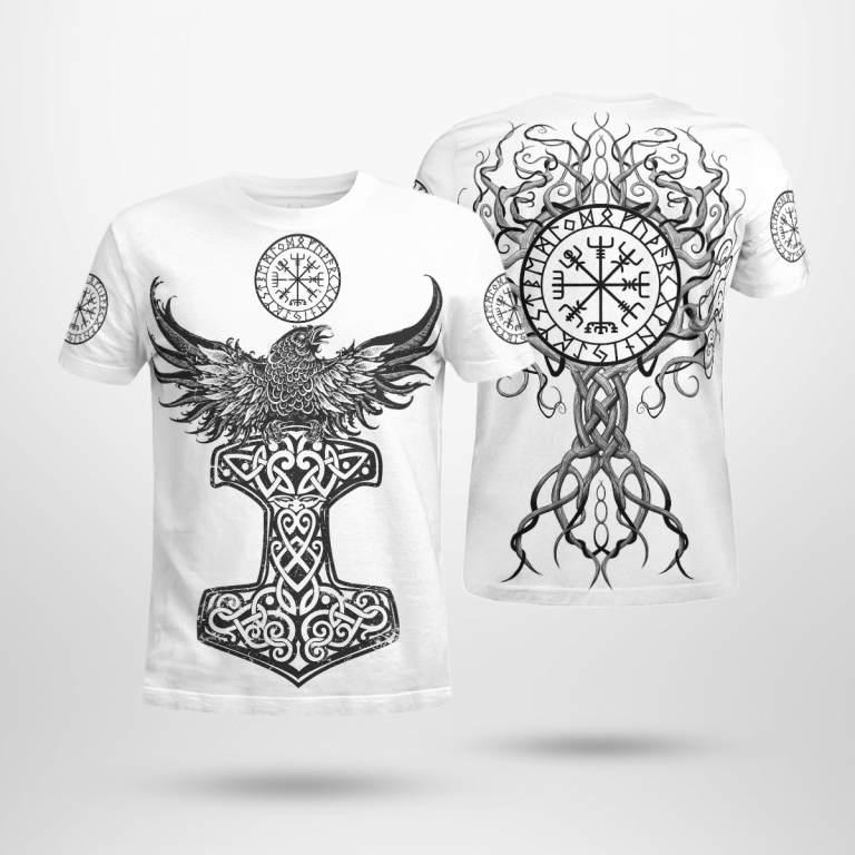 Vegvisir-Yggdrasil-Raven-Hammer-3D-Shirt-Hoodie-3