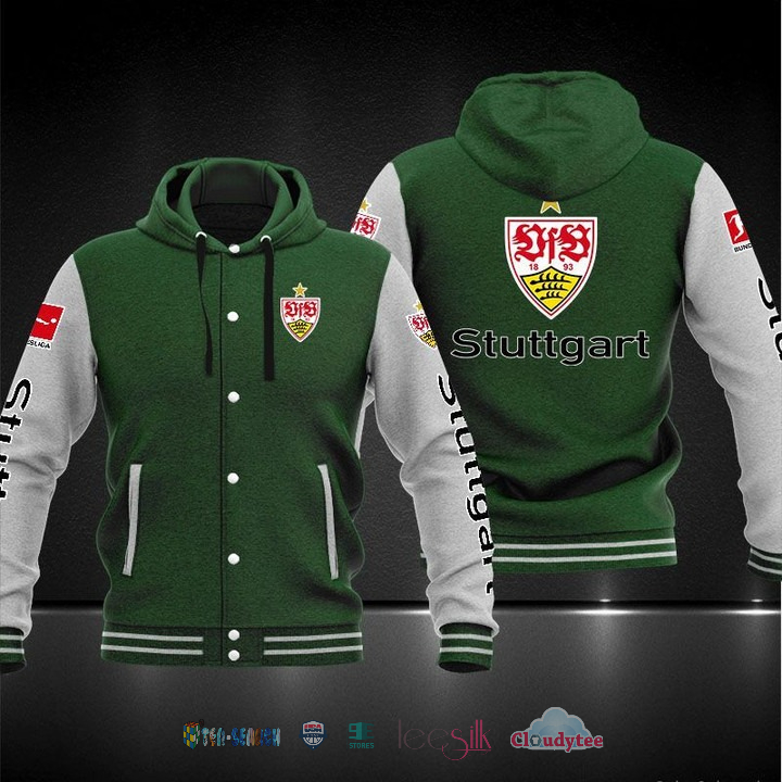 Vfb Stuttgart Baseball Hoodie Jacket Vfb Stuttgart Baseball Hoodie Jacket