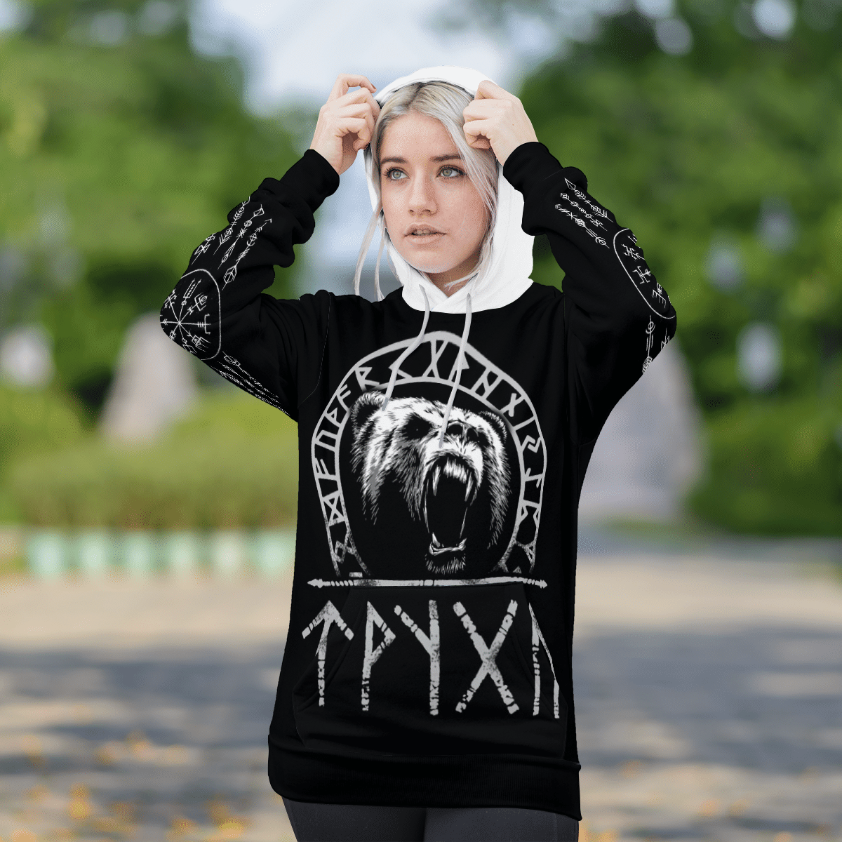 Viking Bear Raven 3D Shirt Viking Bear Raven 3D Shirt
