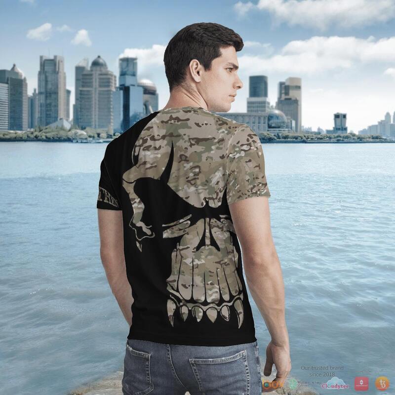 Viking Camo Skull Valknut Heathen 3D Shirt Viking Camo Skull Valknut Heathen 3D Shirt