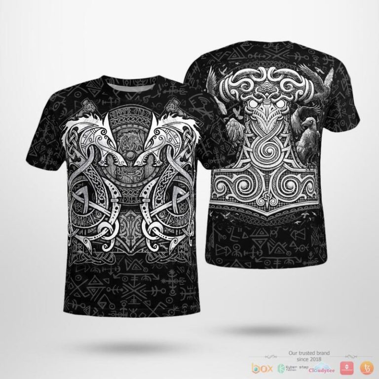 Viking-Fenrir-Hammer-3D-Shirt-Hoodie-2