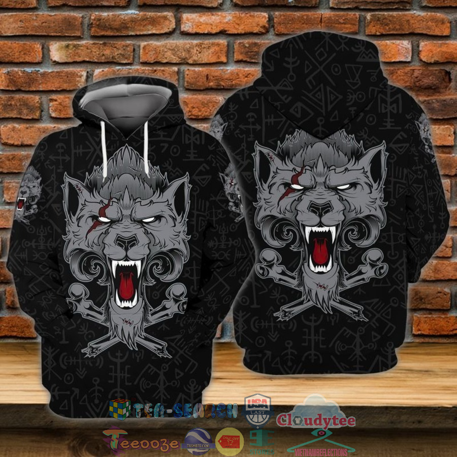 Viking Fenrir Wolf 3D Hoodie Viking Fenrir Wolf 3D Hoodie