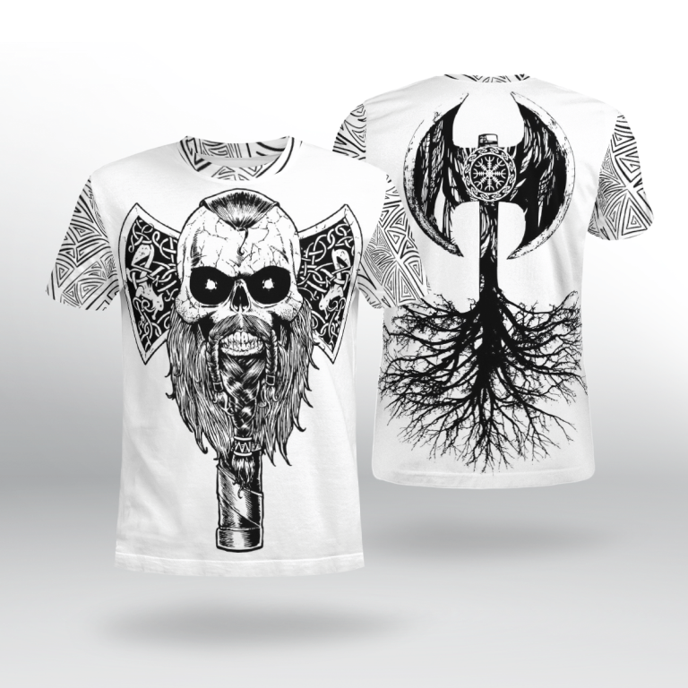Viking-Hammer-Tree-Axe-3D-Shirt-Hoodie-2