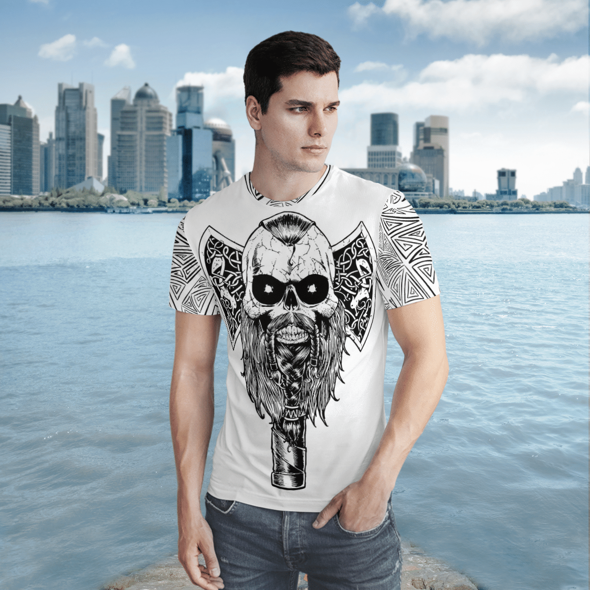 Viking Hammer Tree Axe 3D Shirt Viking Hammer Tree Axe 3D Shirt