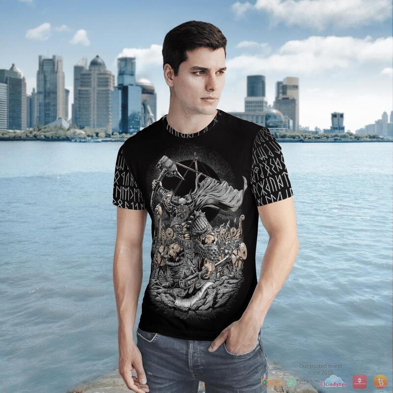 Viking Hammer Vikingwarrior 3D Shirt Viking Hammer Vikingwarrior 3D Shirt