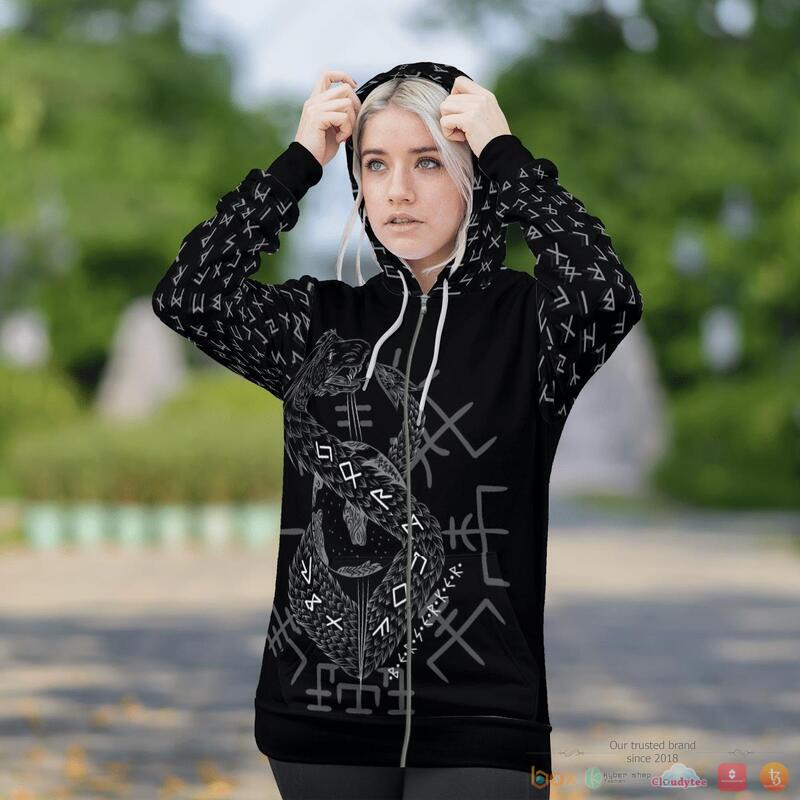 Viking Jormungand Son Of Loki And Angrboda 3D Shirt Viking Jormungand Son Of Loki And Angrboda 3D Shirt