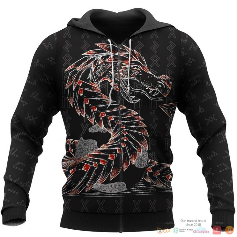 Viking-Odin-And-Jormungandr-3D-Shirt-Hoodie-3