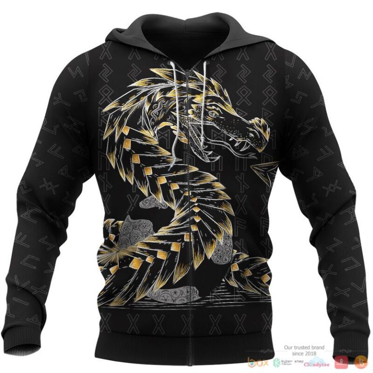 Viking-Odin-And-Jormungandr-Black-3D-Shirt-Hoodie-3