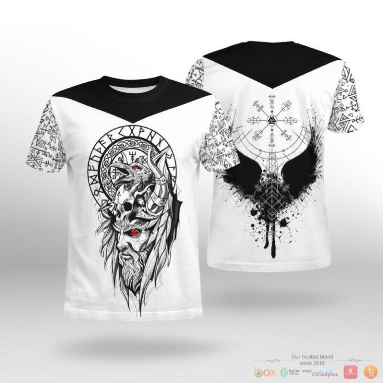 Viking-Odin-Raven-Raven-Vegvisir-3D-Shirt-Hoodie-2