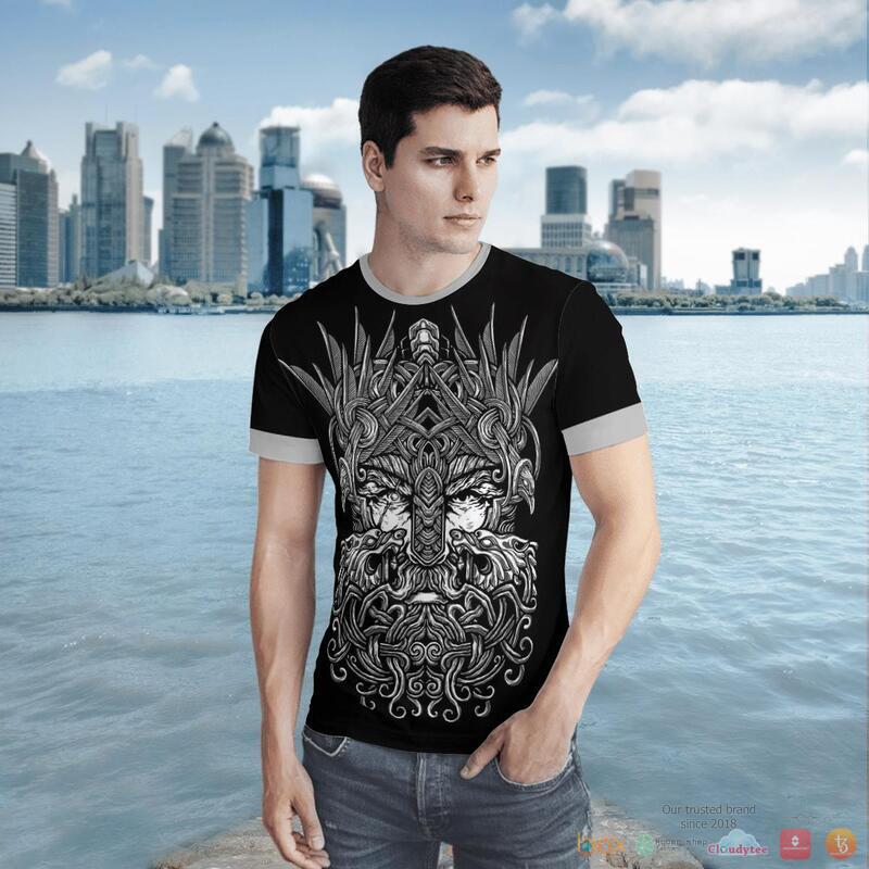 Viking Odin Raven Ulfberht Swords 3D Shirt Viking Odin Raven Ulfberht Swords 3D Shirt