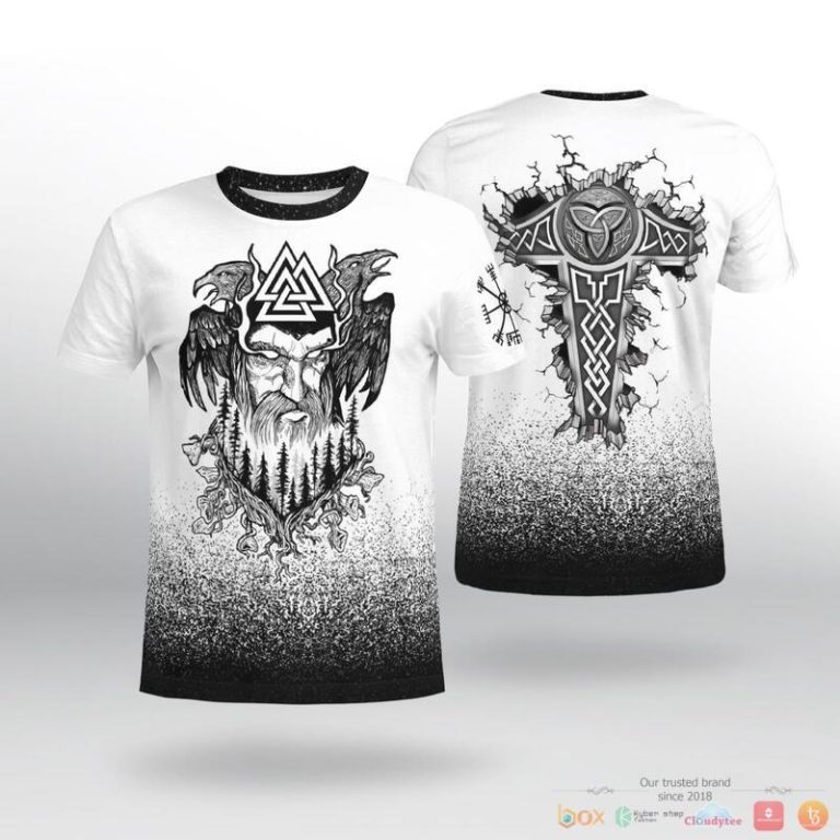 Viking-Odin-Raven-Valknut-Hammer-3D-Shirt-Hoodie-2
