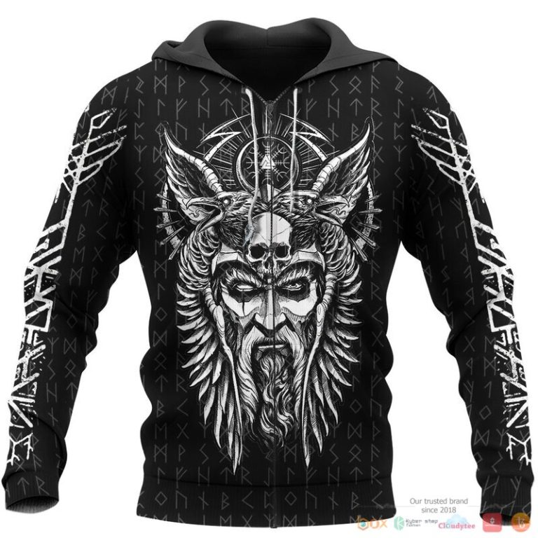 Viking-Odin-Vegvisir-3D-Shirt-Hoodie-3