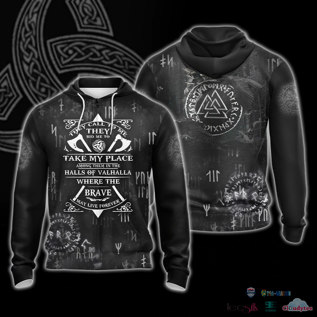 Viking Prayer They Call To Me Unisex 3D All Over Print Hoodie T-Shirt Viking Prayer They Call To Me Unisex 3D All Over Print Hoodie T-Shirt
