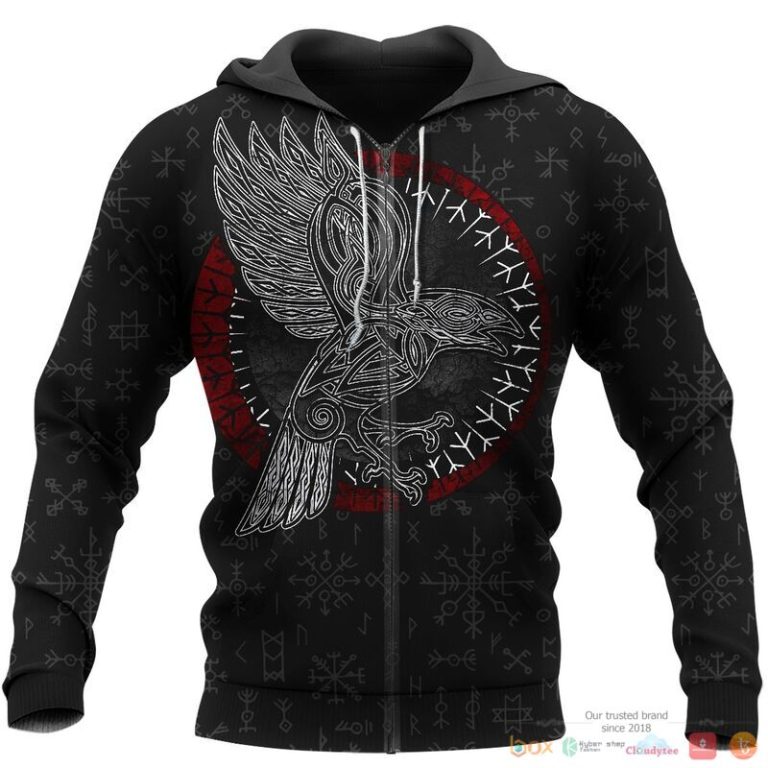 Viking-Raven-Hammer-Spear-Odin-3D-Shirt-Hoodie-3