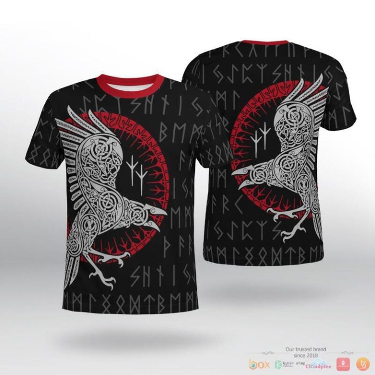 Viking-Raven-Rune-3D-Shirt-Hoodie-2