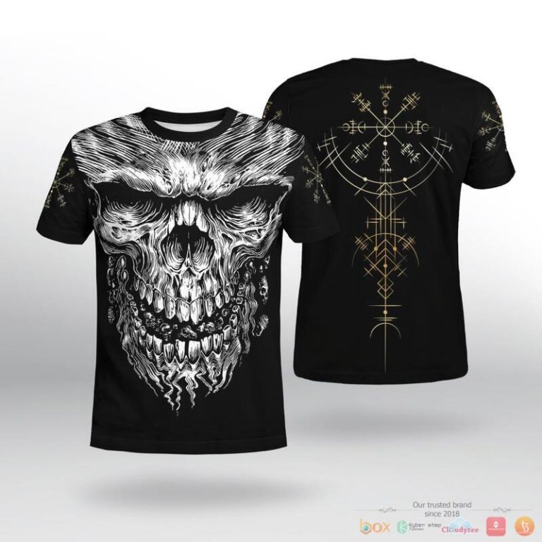 Viking-Skull-Vegvisir-3D-Shirt-Hoodie-2