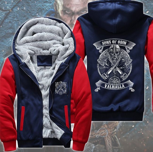 Viking-Son-Of-Odin-Fleece-Hoodie-Jacket-3