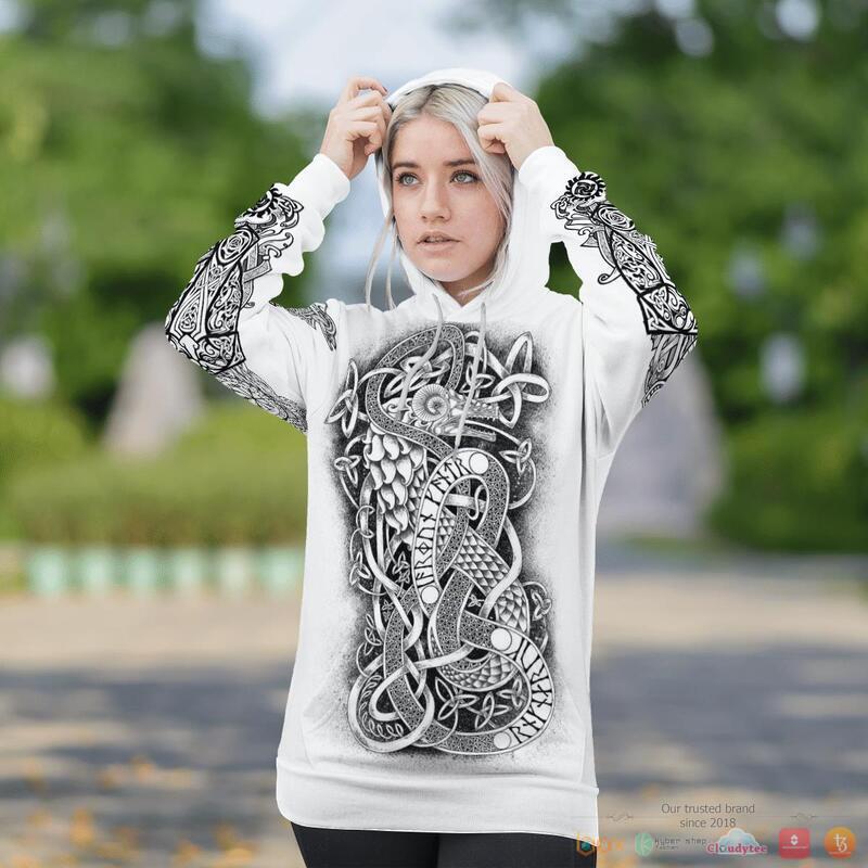 Viking Viking Art Jormungandr 3D Shirt Viking Viking Art Jormungandr 3D Shirt