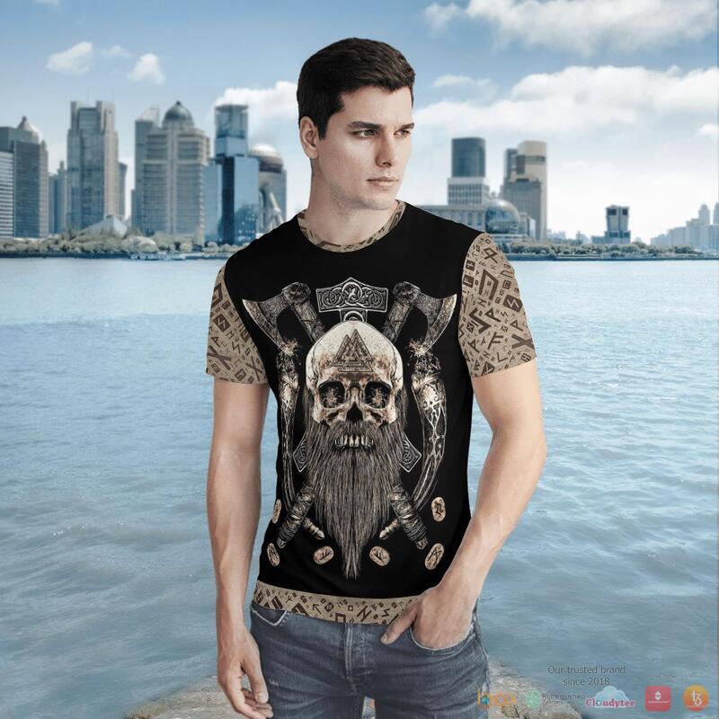 Viking Viking Beard Valhalla 3D Shirt Viking Viking Beard Valhalla 3D Shirt