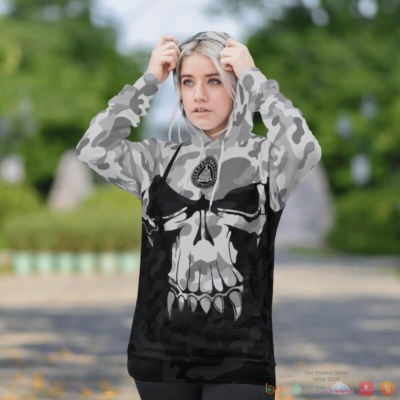 Viking Viking Camo Valknut 3D Shirt Viking Viking Camo Valknut 3D Shirt