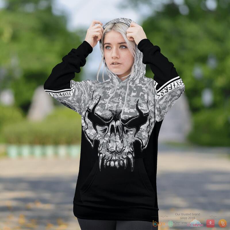 Viking Viking With Camo 3D Shirt Viking Viking With Camo 3D Shirt