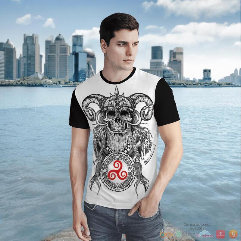 Viking Warrior Fenrir 3D Shirt Viking Warrior Fenrir 3D Shirt