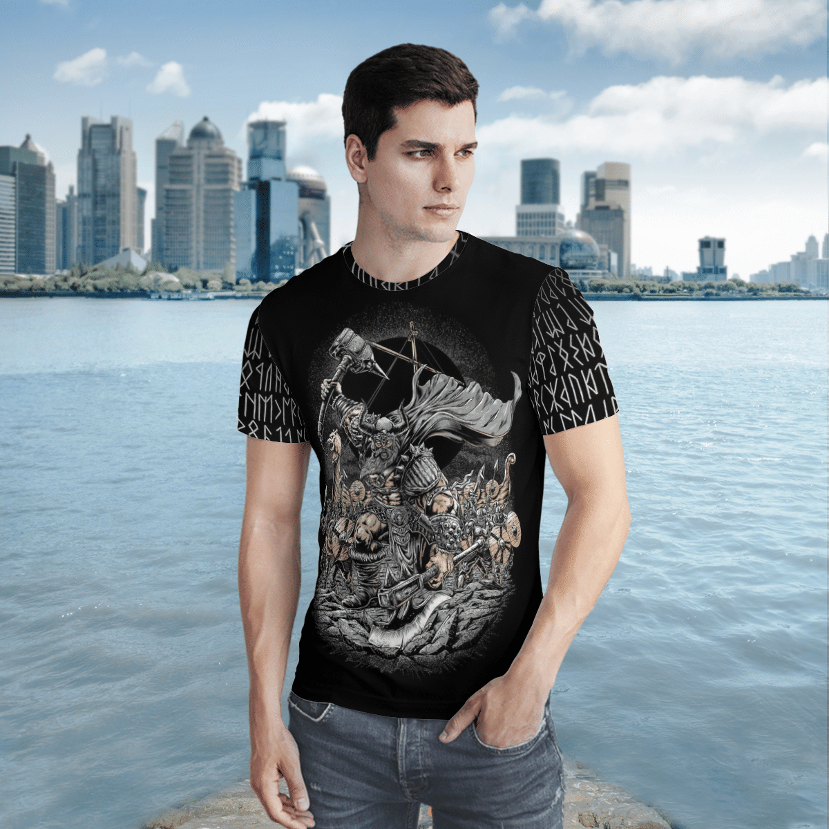 Viking Warrior Hammer 3D Shirt Viking Warrior Hammer 3D Shirt