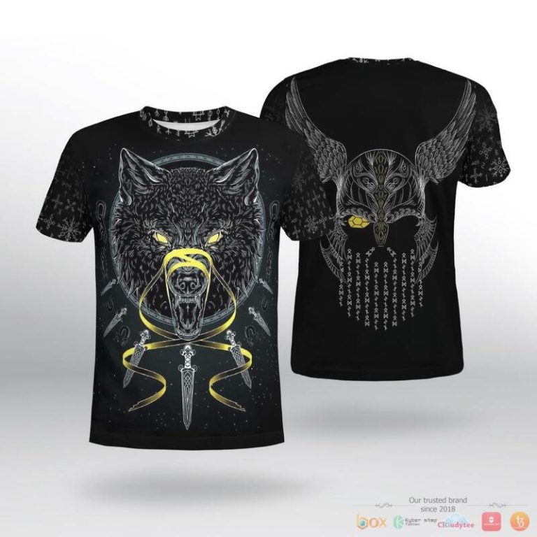 Viking-Wolf-Fenrir-Odin-3D-Shirt-Hoodie-2