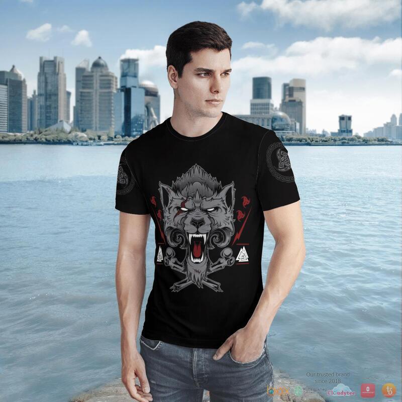 Viking Wolf Of Odin 3D Shirt Viking Wolf Of Odin 3D Shirt