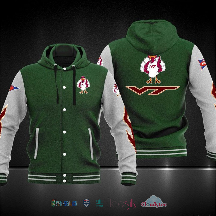Virginia Tech Hokies Baseball Hoodie Jacket Virginia Tech Hokies Baseball Hoodie Jacket