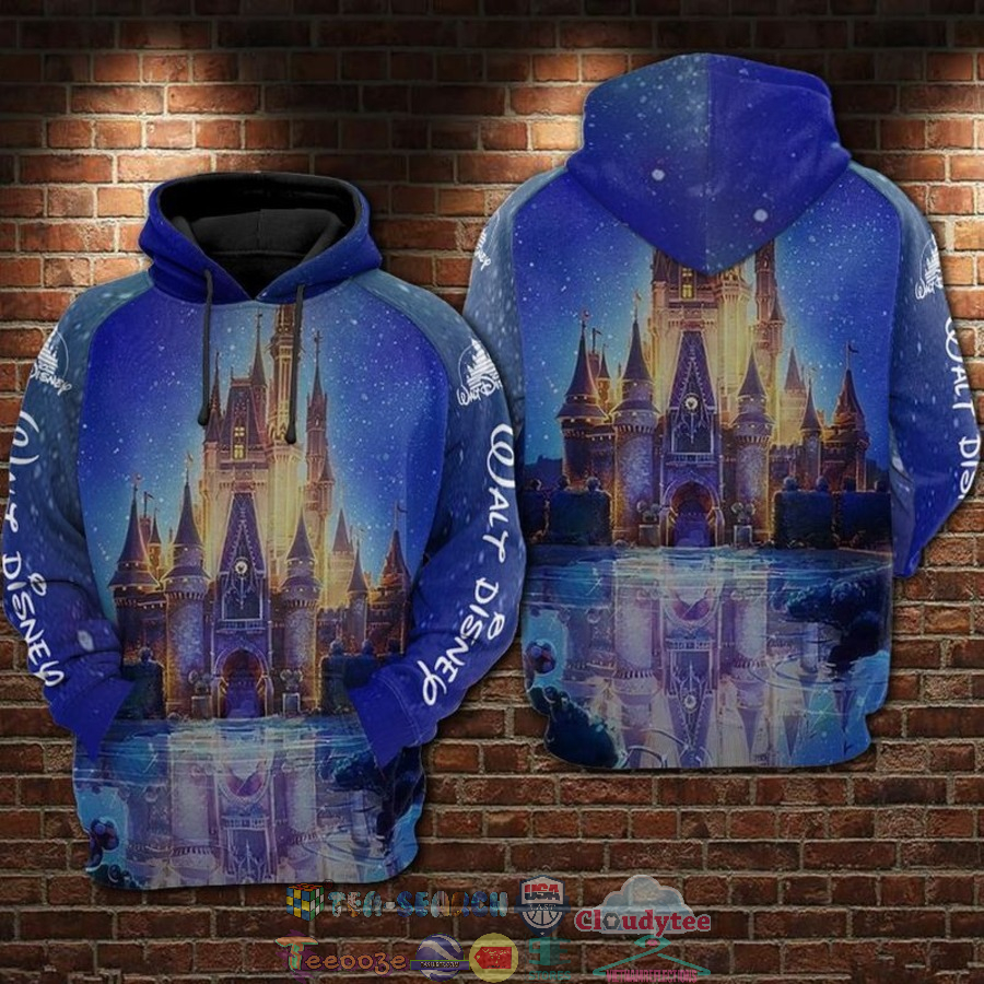 Walt Disney Castle 3D Hoodie Walt Disney Castle 3D Hoodie