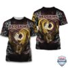 Washington Football Dragon Nfl 3D Hoodie T-Shirt