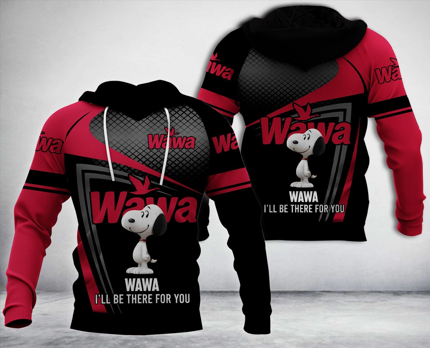 Wawa Snoopy I’Ll Be There For You 3D Hoodie Wawa Snoopy I’Ll Be There For You 3D Hoodie