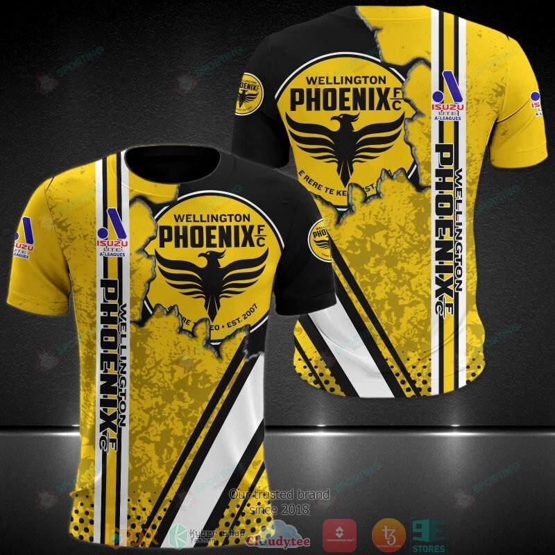 Wellington Phoenix Fc Isuzu Ute A-League 3D Shirt Wellington Phoenix Fc Isuzu Ute A-League 3D Shirt