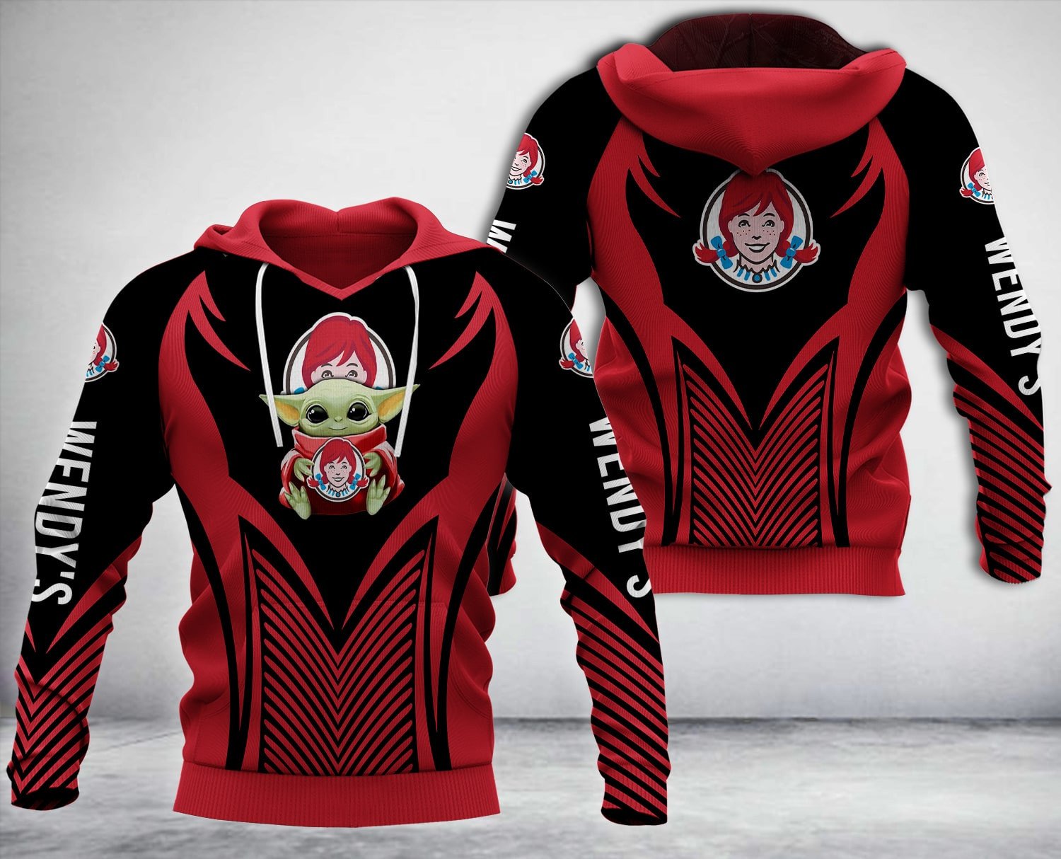 Wendy’S Baby Yoda 3D Hoodie Wendy’S Baby Yoda 3D Hoodie