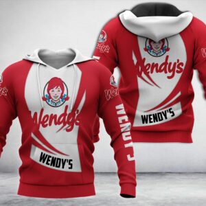 Wendy’S Red White 3D Hoodie