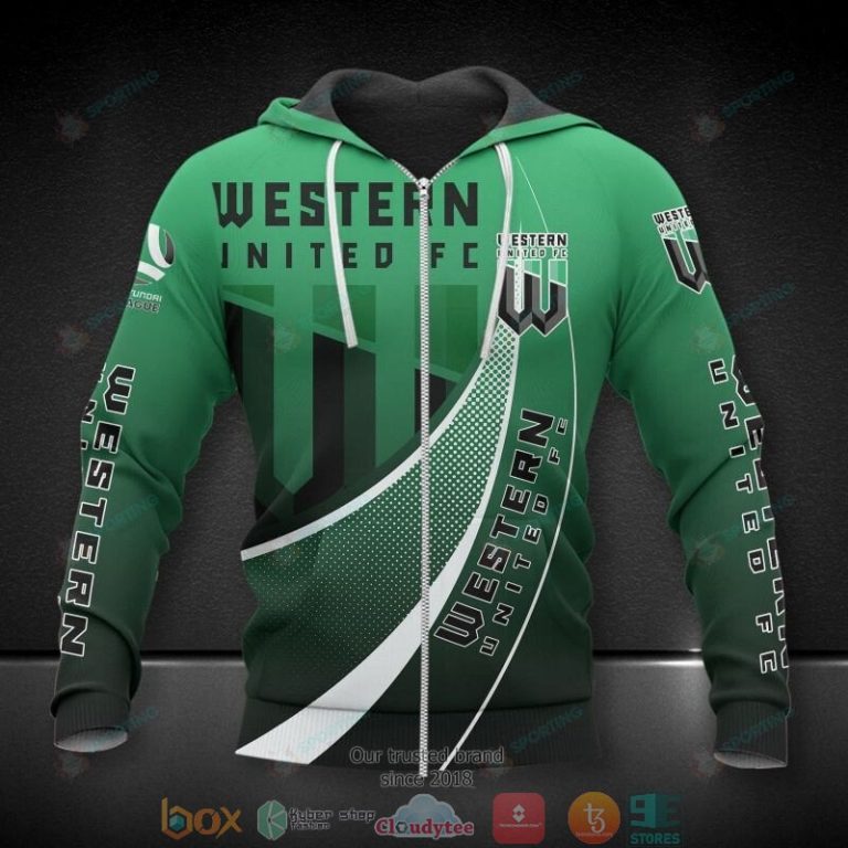 Western-United-Fc-Green-3D-Hoodie-Shirt-3