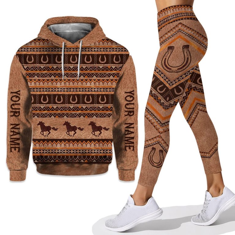 Wild-Horse-Tribal-Pattern-Personalized-All-Over-Printed-Hoodie-And-Leggings-1