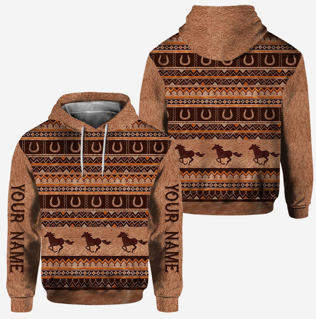 Wild-Horse-Tribal-Pattern-Personalized-All-Over-Printed-Hoodie-And-Leggings-2