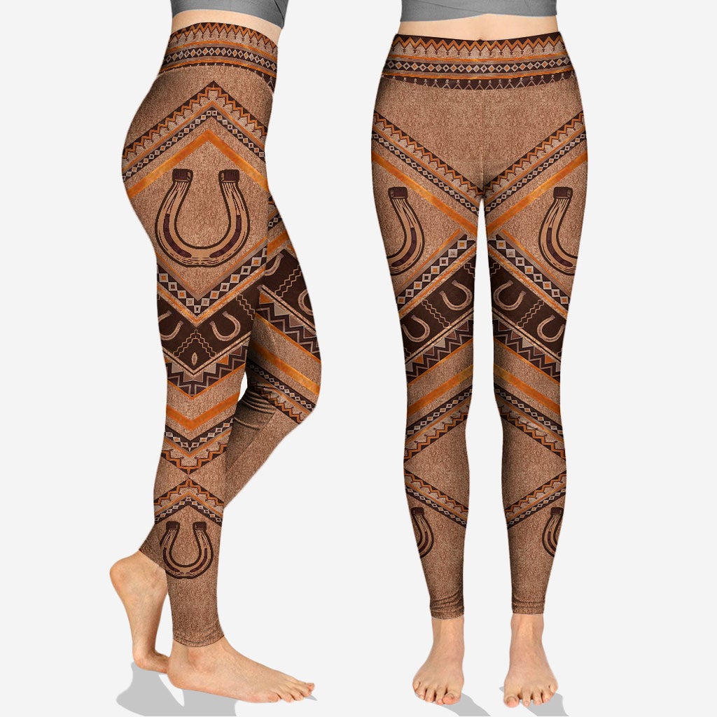 Wild Horse Tribal Pattern Personalized All Over Printed Hoodie And Leggings Wild Horse Tribal Pattern Personalized All Over Printed Hoodie And Leggings
